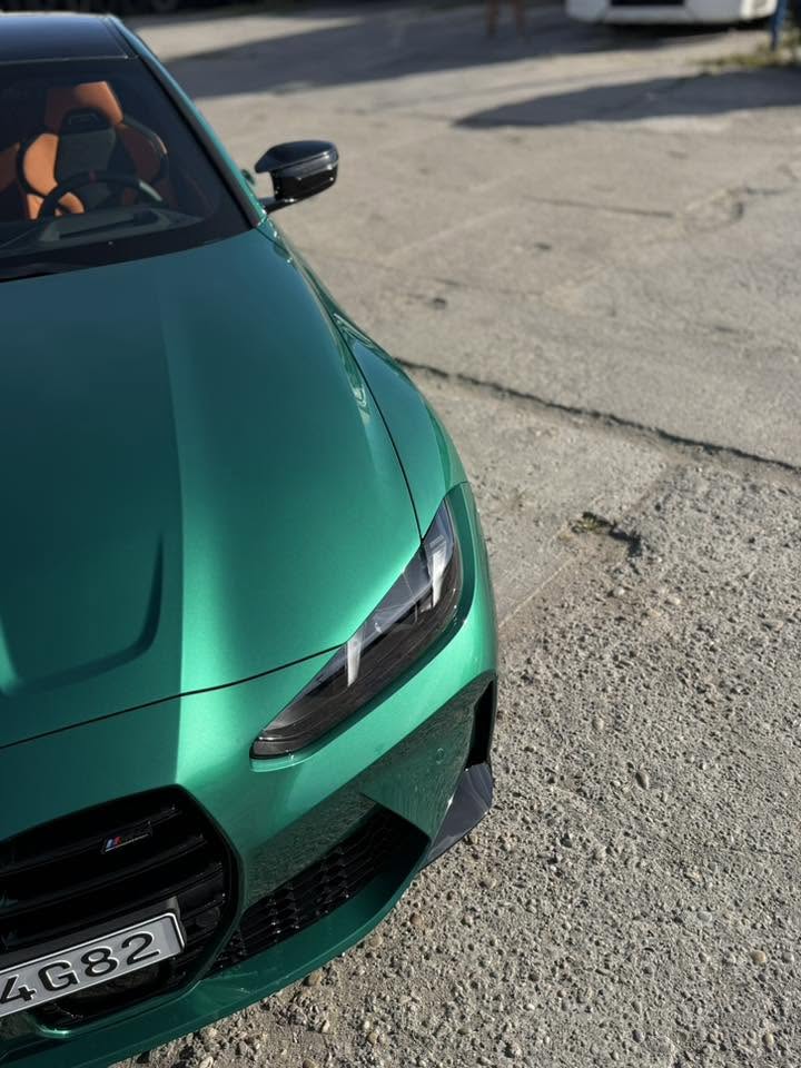 PPF – BMW M4 G82 s aplikovanou ochrannou fóliou